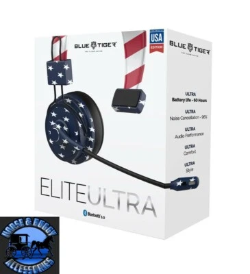 Blue Tiger Elite ultra USA edition Headband Headset Bluetooth 5.0 new red, blue  - Image 1 of 4