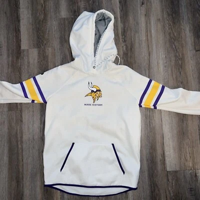  Sudadera con capucha oficial de los Minnesota Vikings NFL Combine Under Armor (talla pequeña) Foto 1 de 4