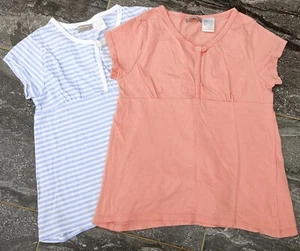 2 x Girls T-Shirts Age 7-8 - Picture 1 of 5