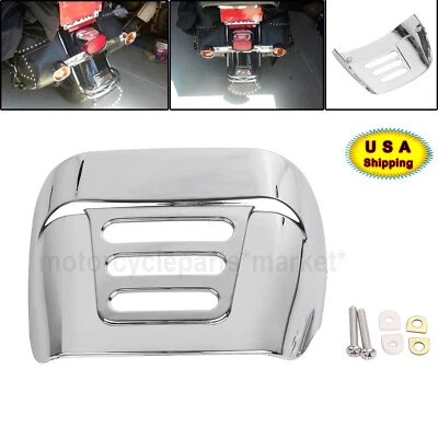 Motorcycle Chrome Tail Light Visor Cover For Harley Sportster 883 1000 1100 1200 - Изображение 1 из 4