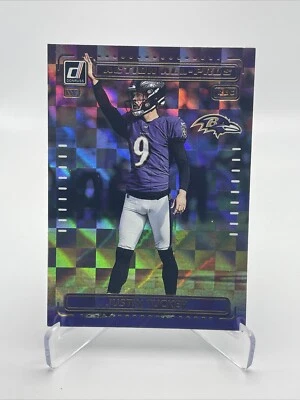 2022 Panini Donruss NFL Justin Tucker Action All Pros Baltimore Ravens - Image 1 of 2