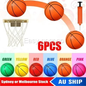 6 PCS Mini Replaceable Basketballs for Mini Basketball Hoop, 10CM Mini Rubber - Picture 1 of 11