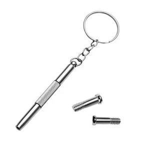 KEYTO Gafas de sol Reparación Llavero Destornillador y Tornillos Ranurados para RayBan RB2140 - Imagen 1 de 5