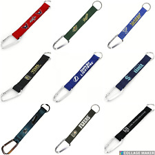 NHL Licensed Carabiner Lanyard Keychain Keyrings - Pick Your Team