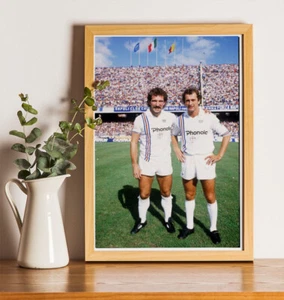 Sampdoria�s Graeme Souness And Trevor Francis : 12"x8" Professional Photo - Picture 1 of 2