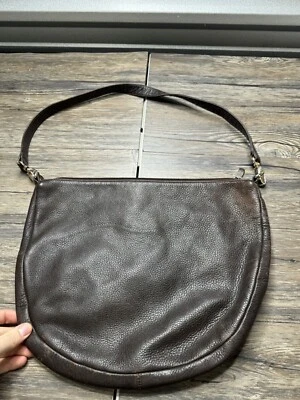 Valerie Stevens коричневый кожаный с ремнем вечерняя сумка - Изображение 1 из 4