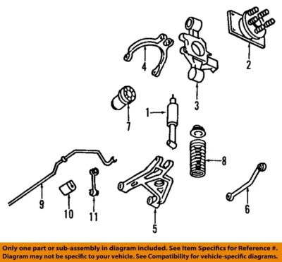 Used Rear Suspension Strut fits: 1995 Cadillac Deville Rear Concours Rear Grade - Image 1 of 2