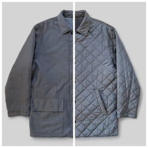 Ermenegildo Zegna Men’s Reversible Quilted Coat Jacket – Size L / 52EU - Picture 1 of 18