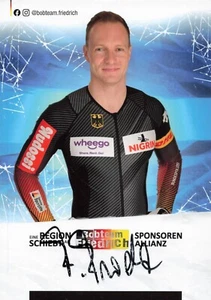 Francesco Friedrich UH - Olympiade Bob original signiert Autogrammkarte 2662 F - Picture 1 of 1