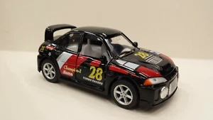 Funny Black Kinsfun Turbo Racers Car Toy Model Diecast Metal Open Doors New - Picture 1 of 2