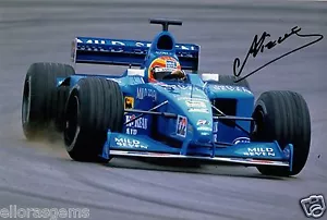 Formel 1 F1 Fahrer Antonio Pizzonia handsigniertes Foto Autogramm 12x8" AH - Bild 1 von 1