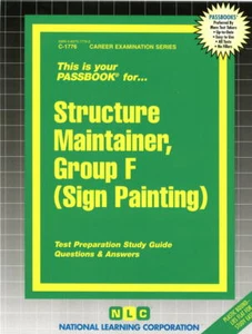 🔥🔥NEW Structure Maintainer, Group F Sign Painting Test Practice Passbook Exam - Bild 1 von 1