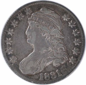 1831 Büste Silber Half Dollar vz ungeprüft #919 - Bild 1 von 2