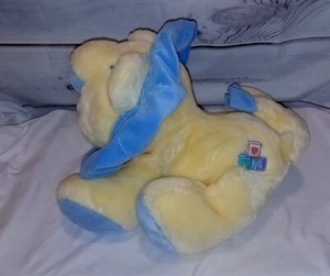 VTG 2000 Animal Alley Baby My First Yellow Blue Lion 13" Plush Stuffed Toys U Us - Picture 1 of 10