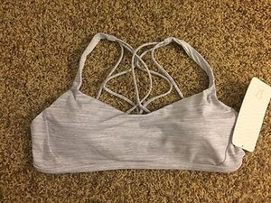 NWT Lululemon Free To Be Zen AWWA Wee Space White Grey SZ 12 READ SHIP - Picture 1 of 3
