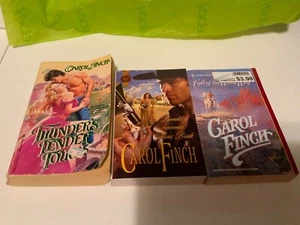 Lot of 3 CAROL FINCH Historical Romance - Imagen 1 de 6