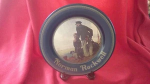 Norman Rockwell Looking Out to Sea Plate, 10" Metal Plate Disney Art Productions - Picture 1 of 2
