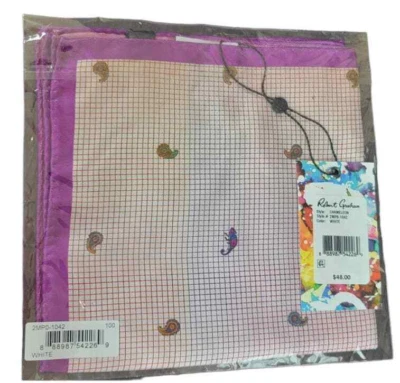 Cuadrado de bolsillo plegable Robert Graham multicolor blanco Foto 1 de 4