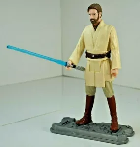 STAR WARS HASBRO Classic Obi Wan Kenobi mit Bart & Lichtschwertfigur lose NEU - Bild 1 von 5