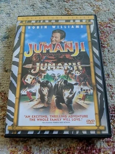 Jumanji (DVD, 2000) Robin Williams, Kirsten Dunst, David Alan Grier, Bonnie Hunt - Picture 1 of 4