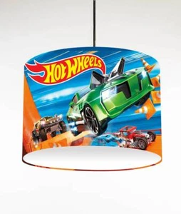 PANTALLA DE LUZ DE TAMBOR DE TECHO HOT WHEELS / PANTALLA DE MESA 3 TAMAÑOS - Imagen 1 de 1