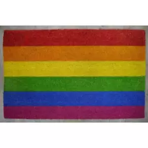 New Home Entrance Doormat Outdoor Rainbow Heavy Duty Door Mat 50cm x 80cm - Picture 1 of 4