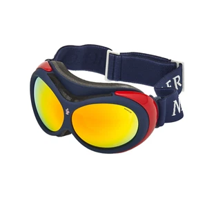 Moncler Goggles Skiing Snowboarding Blue/Smoke Mirror ML0130 92C 89mm - Picture 1 of 11