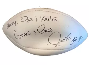 Notrer Dame Signed Rocket Ismeal #25 Football Colgate NCAA Football Irish - Picture 1 of 4
