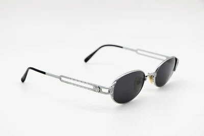 Jean Paul Gaultier JPG Vintage Sunglasses 58-5103 Silver Blue Lenses Beautiful  - Image 1 of 4