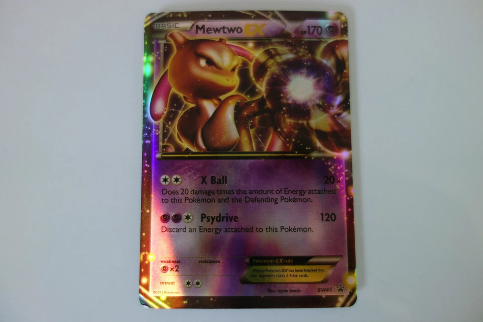 Mewtwo EX HOLO / BW45 / Carta Pokémon Nueva Inglesa - Imagen 1 de 2
