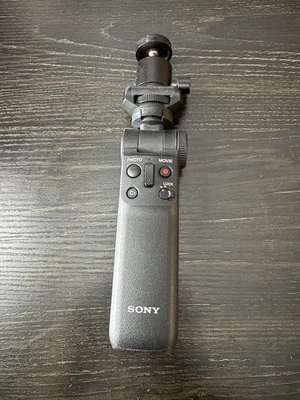 Empuñadura de disparo inalámbrica Bluetooth Sony y trípode para fotografía y video Foto 1 de 2