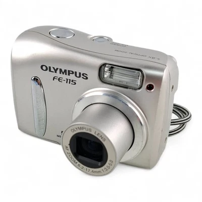 Olympus FE-115 Silver Compact Digital Camera - Image 1 of 4
