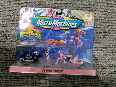 Micro máquinas Mighty Morphin Power Rangers. #5 Pink Ranger 1994 Foto 1 de 3