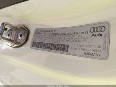 Windshield Wiper Motor Includes Linkage Convertible Fits 10-17 AUDI A5 446695 - Image 1 of 4