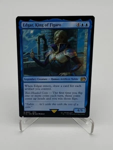 Magic The Gathering Trading Card TCG MTG Final Fantasy Edgar King of Figaro 0051 - Picture 1 of 4