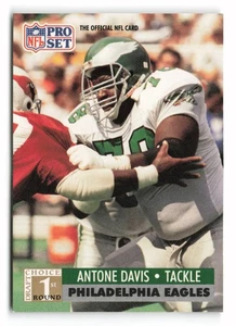 1991 Pro Set #737 Antone Davis Rookie Philadelphia Eagles RC - Picture 1 of 2