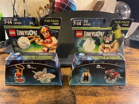 Lego Dimensions Fun Pack,  Wonder Woman 71209,  Bane 71240,   Sealed Set Of 2