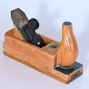 Pialla per legno Ulmia Ott pialla pialla per intonaco riformato doppio ferro 48 mm di larghezza legno di pock - Foto 1 di 9