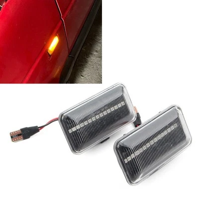 LED Side Marker Light Turn Signal Lamp Fit VW Golf 2 Golf 3 Jetta Vento Passat - Image 1 of 4