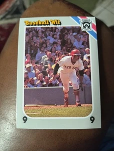 CARL YASTRZEMSKI 1989 BASEBALL WIT NO NUMBER FREE SHIPPING  - Picture 1 of 2