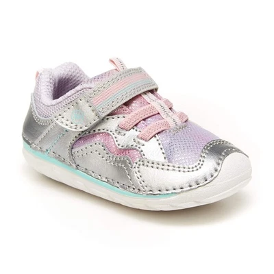baby girls Soft Motion Kylo Sneaker, Silver/Multi, 5.5 US - Image 1 of 4