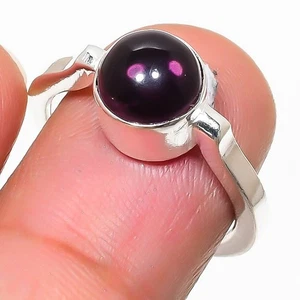 Purple Amethyst Gemstone Handmade 925 Sterling Silver All Size Ring For Gift - Picture 1 of 1
