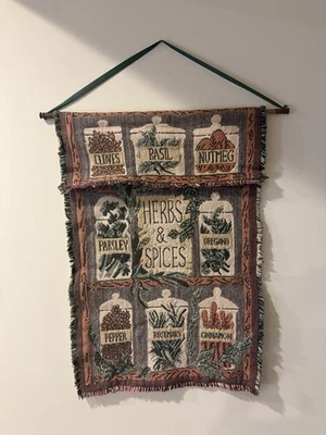 Tapiz de pared de hierbas y especias 1995 Foto 1 de 4