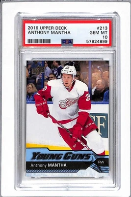2016 Upper Deck Anthony Mantha #213 PSA 10 - Image 1 of 2