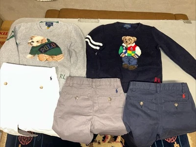 Polo Ralph Lauren Lote de 5 Suéteres y Pantalones Polo Bear Excelente Todas las Tallas 5 Foto 1 de 4