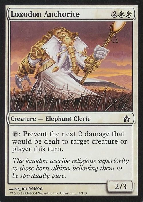Loxodon Anchorite - Medium Play MTG Fifth Dawn - Image 1 of 1