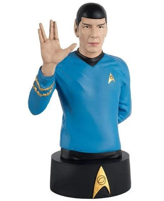 *Box damaged Eaglemoss Star Trek 5.5" Approx Commander Spock Bust - Immagine 1 di 3