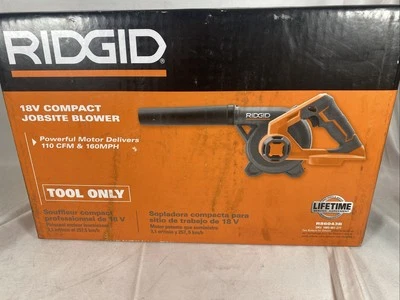 RIDGID R86043B 18V 160MPH/110CFM Cordless Handheld Leaf Blower (Tool Only) - Image 1 of 2