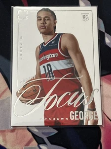 2024-25 Panini Photogenic Kyshawn George Rookie Focus #12 Wizards RC SP - Foto 1 di 2