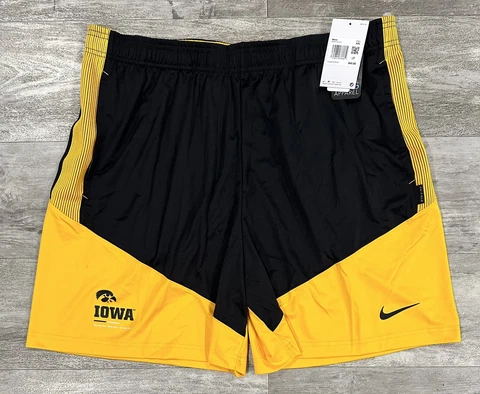 Nike Dri-Fit Iowa Hawkeyes On Field Athletic Shorts Mens Size 2XL Brand New Cover